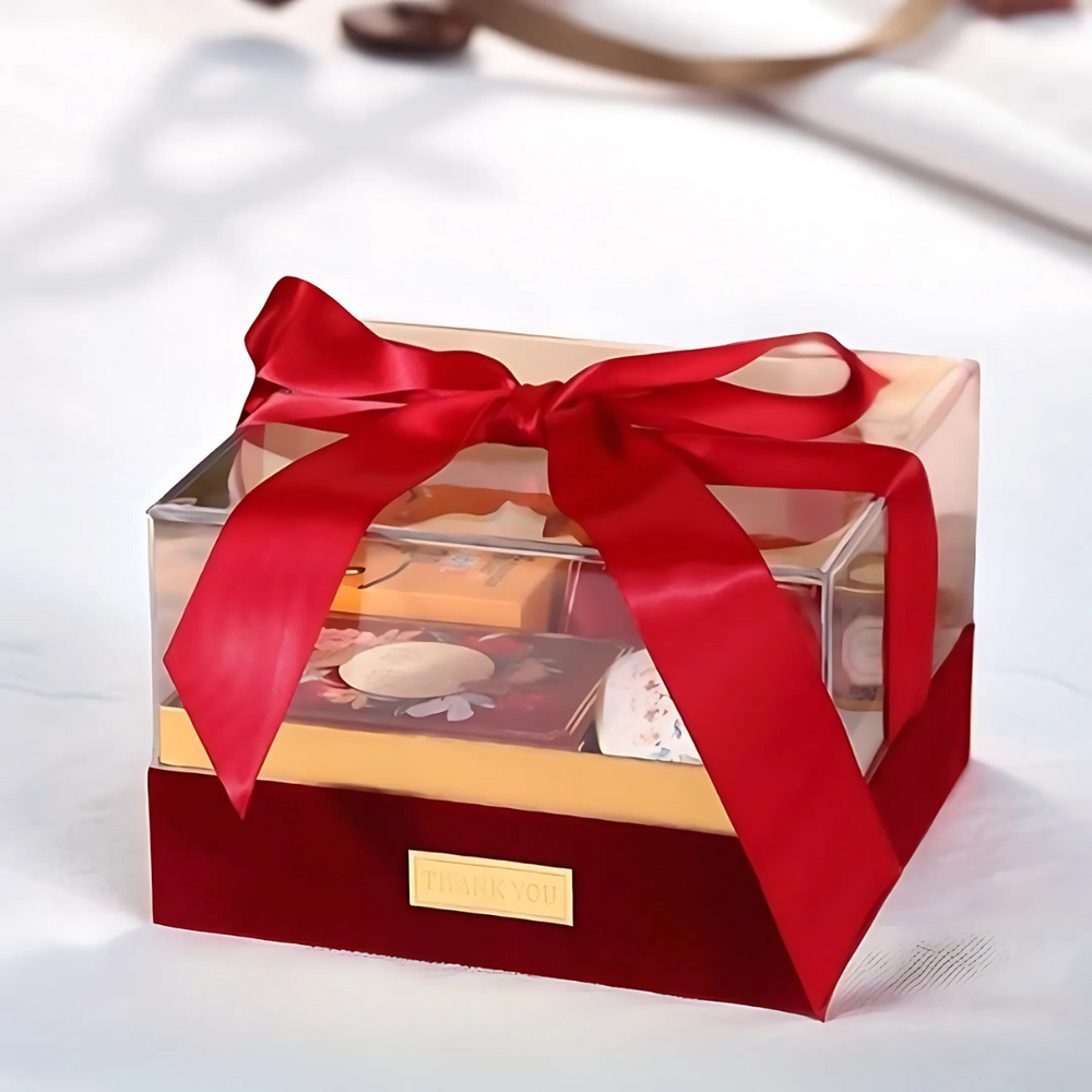 Red Velvet Acylric Gift Boxes